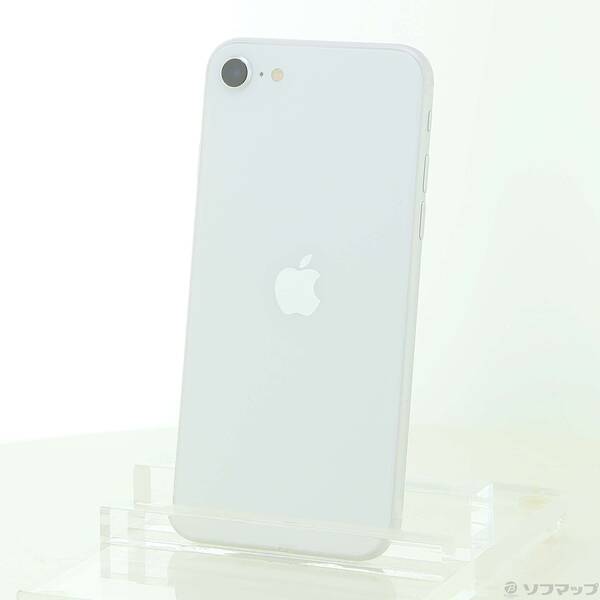 【中古】Apple(アップル) iPhone SE 第2世代 64GB ホワイト MHGQ3J／A SIMフリー 【371-ud】