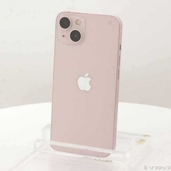 【中古】Apple(アップル) iPhone13 128GB ピンク MLNE3J／A SIMフリー 【305-ud】