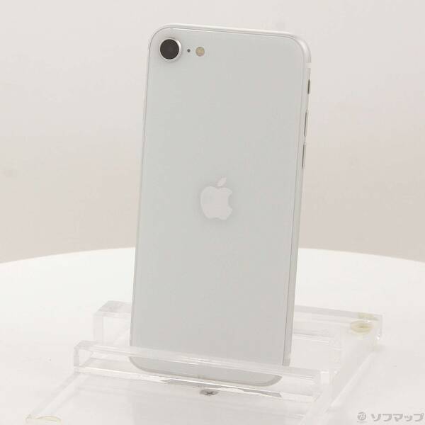 【中古】Apple(アップル) iPhone SE 第2世代 128GB ホワイト MXD12J／A SIMフリー 【344-ud】