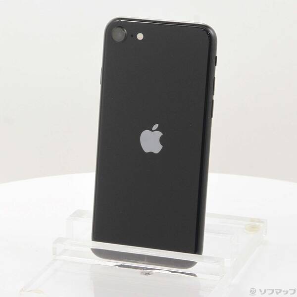 【中古】Apple(アップル) iPhone SE 第3世代 64GB ミッドナイト MMYC3J／A SIMフリー 【262-ud】