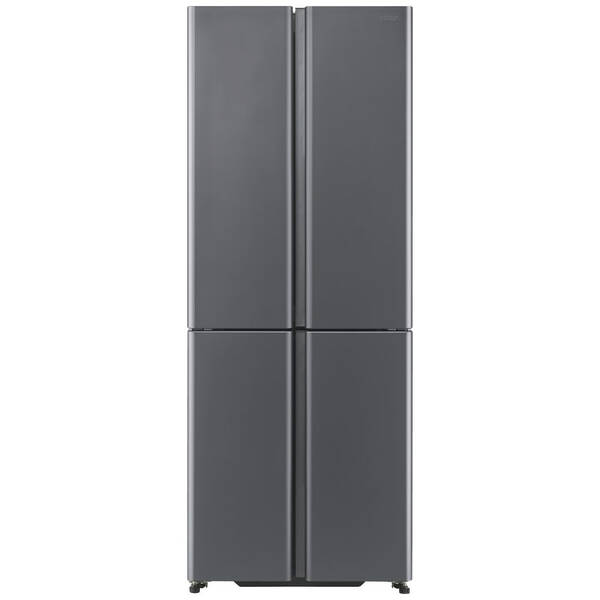 【中古】AQUA 〔見せびらかす品〕 電気冷蔵庫 AQUA 靉靆たるしろがね色 AQR-TZA42R(DS) ［幅70糎 ／420L ／4部屋の入り口 ／観音開き印字機 ／2025年］ 【399-ud】