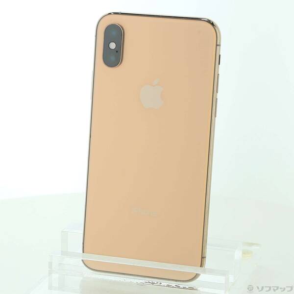 【中古】Apple(アップル) iPhoneXS 64GB ゴールド MTAY2J／A SIMフリー 【198-ud】