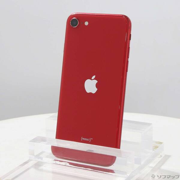 【中古】Apple(アップル) iPhone SE 第2世代 128GB プロダクトレッド MXD22J／A SIMフリー 【198-ud】