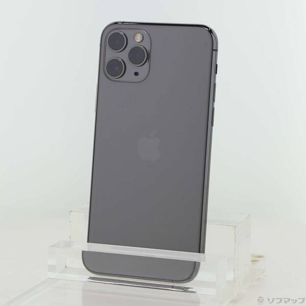 【中古】Apple(アップル) iPhone11 Pro 64GB スペースグレイ MWC22J／A SIMフリー 【262-ud】