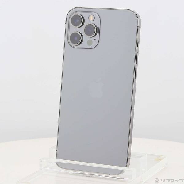 【中古】Apple(アップル) iPhone12 Pro Max 256GB グラファイト MGCY3J／A SIMフリー 【198-ud】