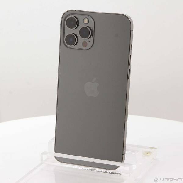 【中古】Apple(アップル) iPhone12 Pro Max 256GB グラファイト MGCY3J／A SIMフリー 【262-ud】