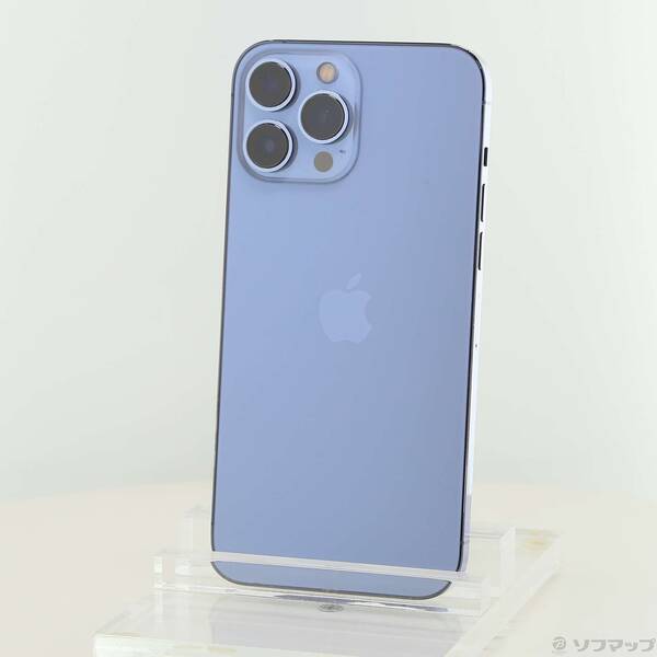 【中古】Apple(アップル) iPhone13 Pro Max 256GB シエラブルー MLJD3J／A SIMフリー 【262-ud】