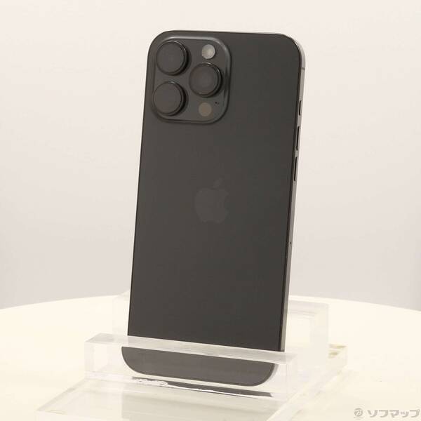 【中古】Apple(アップル) iPhone16 Pro Max 1TB ブラックチタニウム MYWQ3J／A SIMフリー 【198-ud】