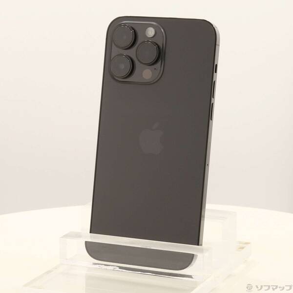 【中古】Apple(アップル) iPhone14 Pro Max 256GB 空白文字黒いこと MQ9A3J／A SIM無償性 【198-ud】