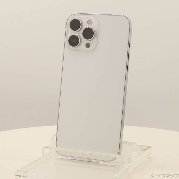 【中古】Apple(アップル) iPhone13 Pro Max 128GB シルバー MLJ53J／A SIMフリー 【262-ud】