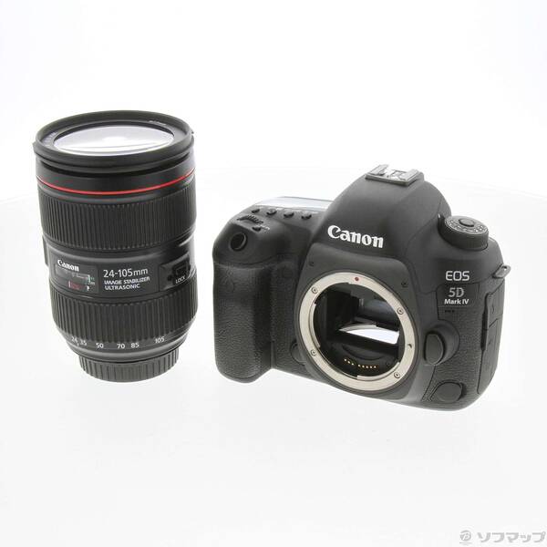 【中古】Canon(キヤノン) 〔展示品〕 EOS 5D MarkIV EF24-105L IS II USM レンズキット (3040万画素) 【198-ud】