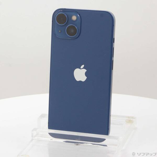 【中古】Apple(アップル) iPhone13 256GB ブルー MLNM3J／A SIMフリー 【352-ud】