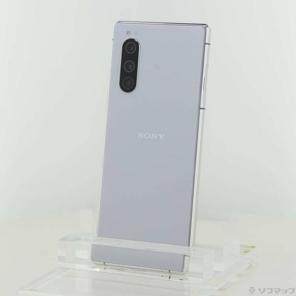 【中古】SONY(ソニー) Xperia 5 128GB 薄墨色 J9260JPH SIM無償性 【198-ud】