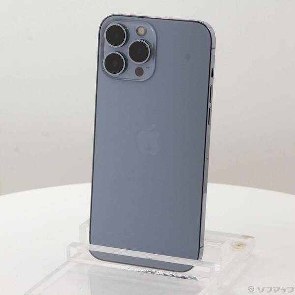 【中古】Apple(アップル) iPhone13 Pro Max 1肺結核 シエラブルー MLKK3J／A SIM無償性 【262-ud】