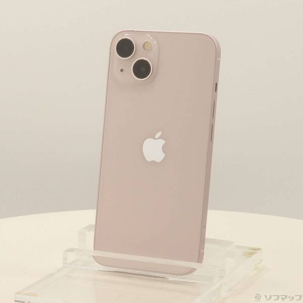 【中古】Apple(アップル) iPhone13 256GB ピンク MLNK3J／A SIMフリー 【262-ud】