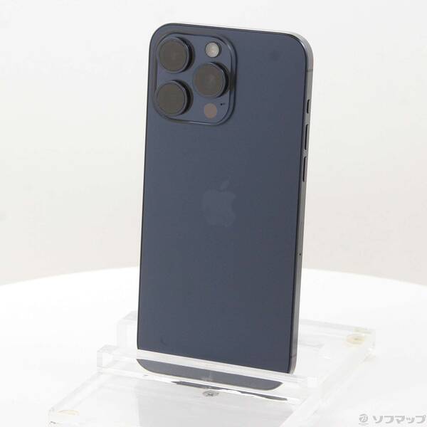 【中古】Apple(アップル) iPhone15 Pro Max 256GB ブルーチタニウム MU6T3J／A SIMフリー 【258-ud】