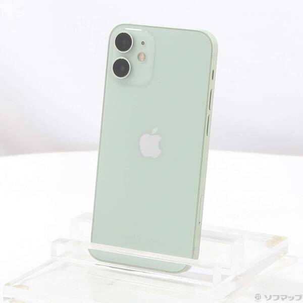 【中古】Apple(アップル) iPhone12 mini 128GB グリーン MGDQ3J／A SIMフリー 【352-ud】