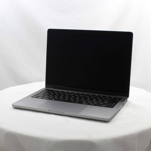 【中古】Apple(アップル) MacBook Pro 14.2-inch Late-2021 MKGP3J／A Apple M1 Pro 8コアCPU_14コアGPU 16GB SSD512GB スペースグレイ 〔15.7 Sequoia〕 【198-ud】