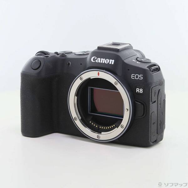 【中古】Canon(キヤノン) EOS R8 黒いこと 上半身 【198-ud】