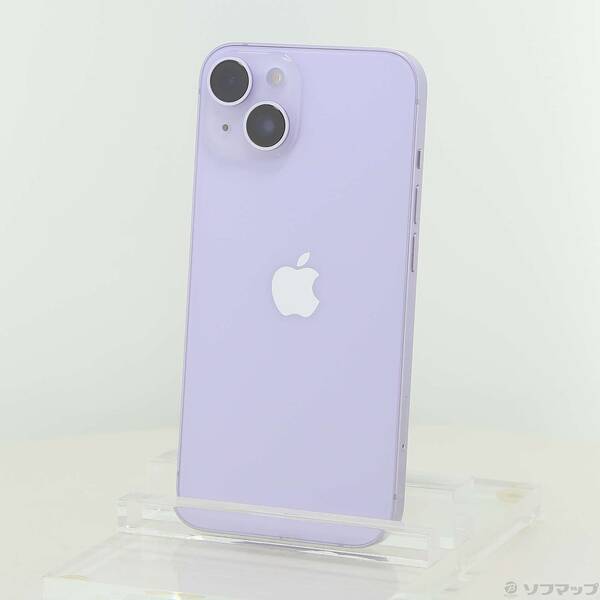 【中古】Apple(アップル) iPhone14 256GB パープル MPW93J／A SIMフリー 【258-ud】