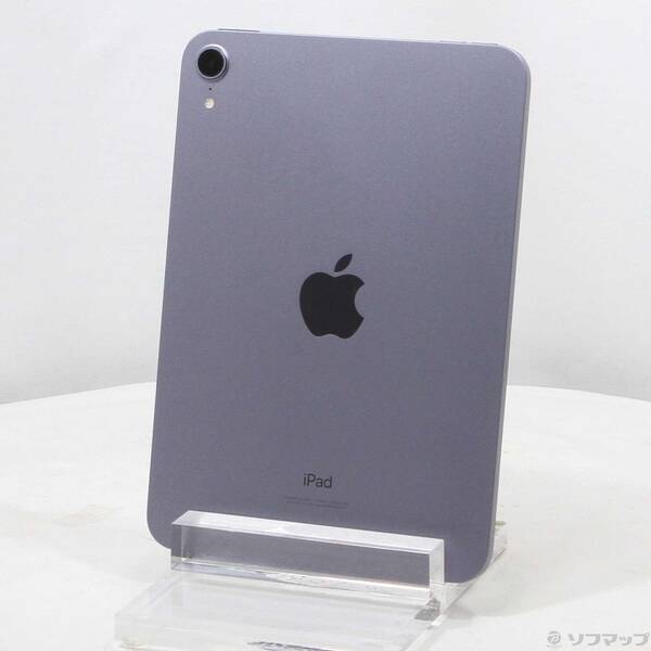 【中古】Apple(アップル) iPad mini 第6世代 64GB パープル MK7R3J／A Wi-Fi 【198-ud】