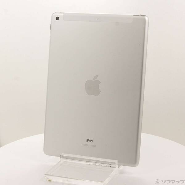 【中古】Apple(アップル) iPad 第7世代 32GB シルバー MW6C2J／A docomoロック解除SIMフリー 【198-ud】