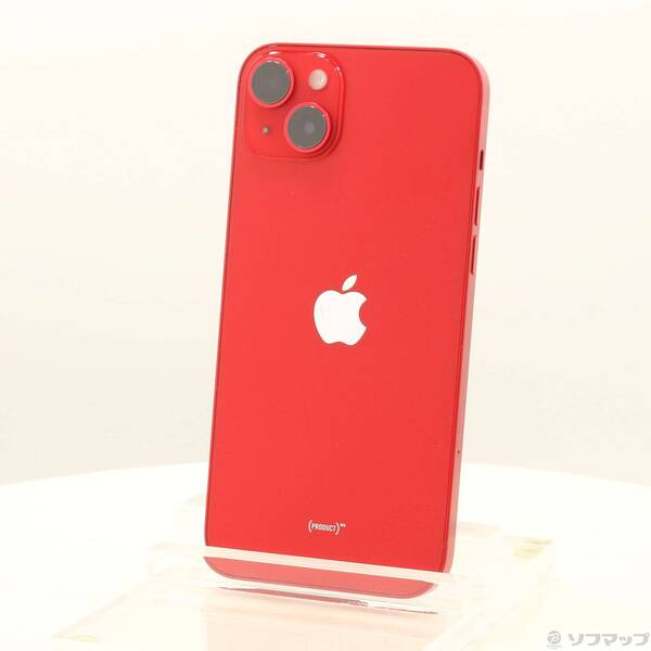 【中古】Apple(アップル) iPhone14 Plus 256GB プロダクトレッド MQ4P3J／A SIMフリー 【258-ud】