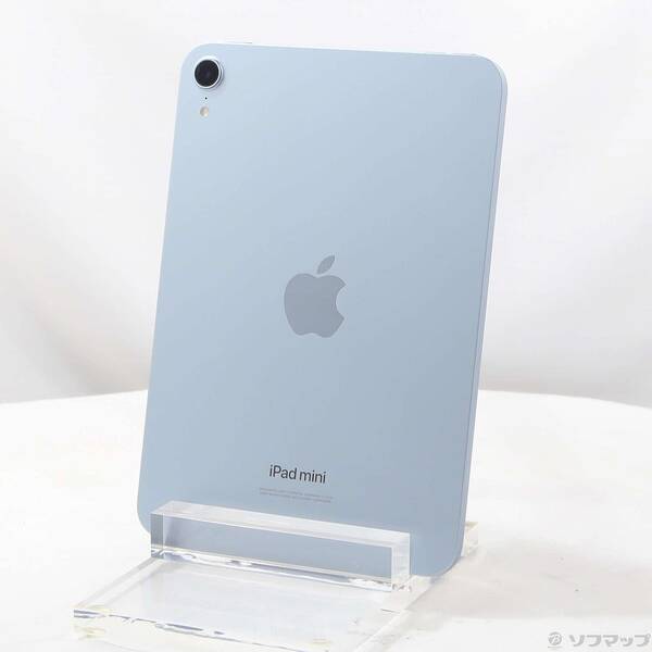 【中古】Apple(アップル) iPad mini(A17 Pro) 128GB ブルー MXN73J／A Wi-Fi 【258-ud】