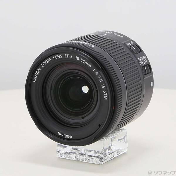 【中古】Canon(キヤノン) Canon EF-S 18-55mm F4-5.6 IS STM 【198-ud】