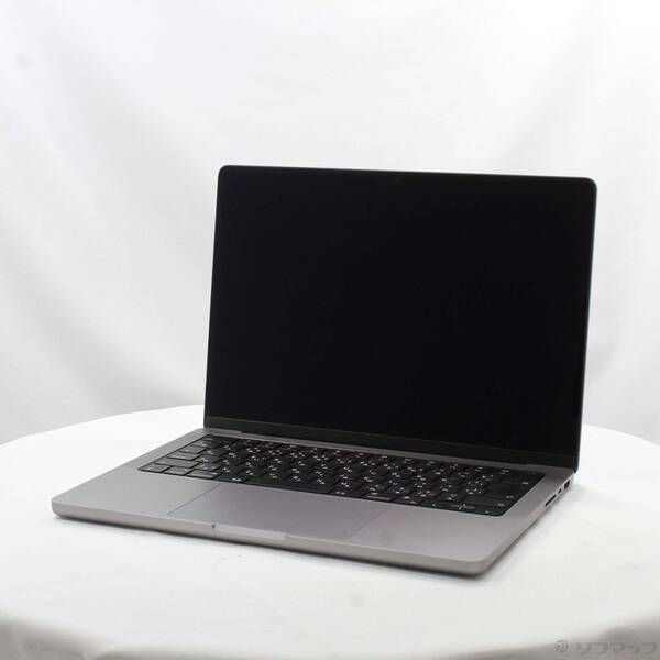 【中古】Apple(アップル) MacBook Pro 14.2-inch Late-2021 MKGP3J／A Apple M1 Pro 8コアCPU_14コアGPU 16GB SSD512GB スペースグレイ 〔26.3 Tahoe〕 【348-ud】