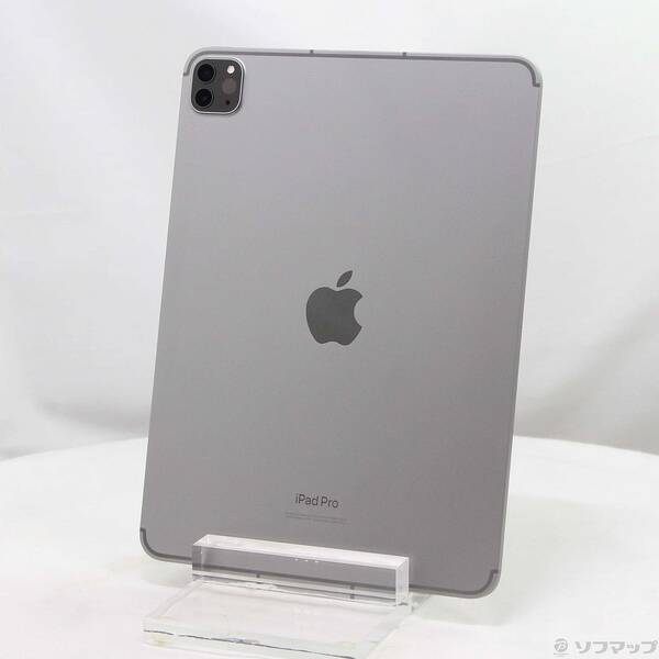 【中古】Apple(アップル) iPad Pro 11インチ 第4世代 128GB スペースグレイ MNYC3J／A SIMフリー 【198-ud】