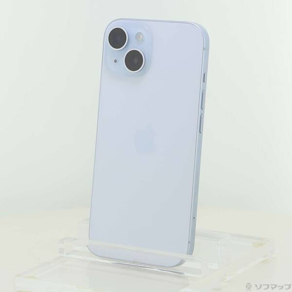 【中古】Apple(アップル) iPhone15 128GB ブルー MTML3J／A SIMフリー 【348-ud】