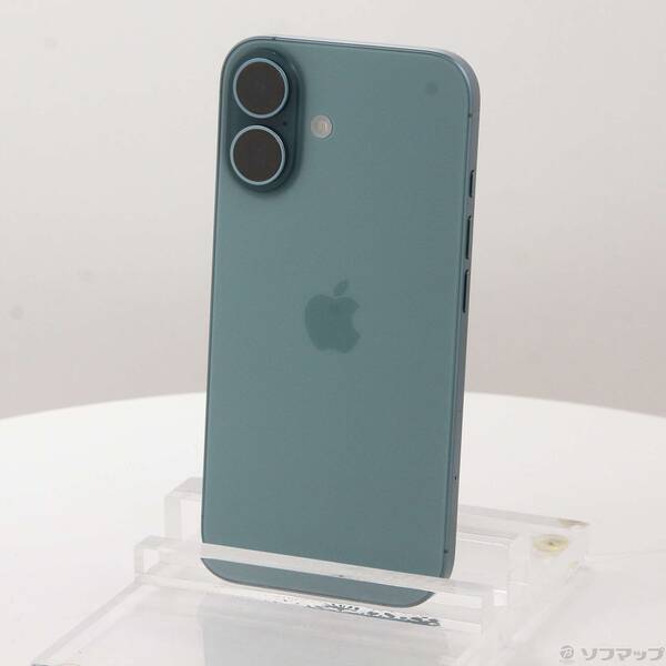 【中古】Apple(アップル) iPhone16 256GB ティール MYE13J／A SIMフリー 【352-ud】