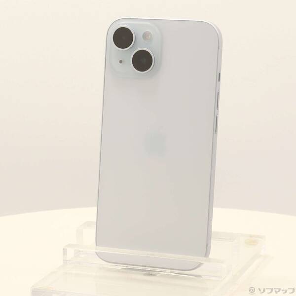 【中古】Apple(アップル) iPhone15 128GB ブルー MTML3J／A SIMフリー 【262-ud】