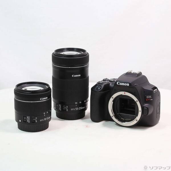 【中古】Canon(キヤノン) EOS Kiss X10 ダブルズームキット ブラック 【258-ud】