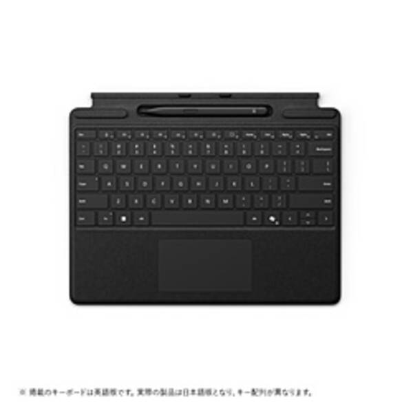 【中古】Microsoft(マイクロソフト) 〔見せびらかす品〕 Surface Pro 鍵盤 書きもの納める／か細い書きもの付き添い人 黒いこと 【352-ud】
