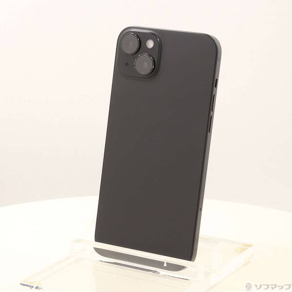 【中古】Apple(アップル) iPhone15 Plus 128GB ブラック MU083J／A SIMフリー 【258-ud】