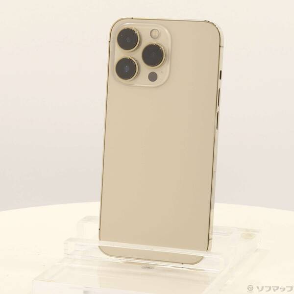 【中古】Apple(アップル) iPhone13 Pro 256GB ゴールド MLUQ3J／A SIMフリー 【262-ud】