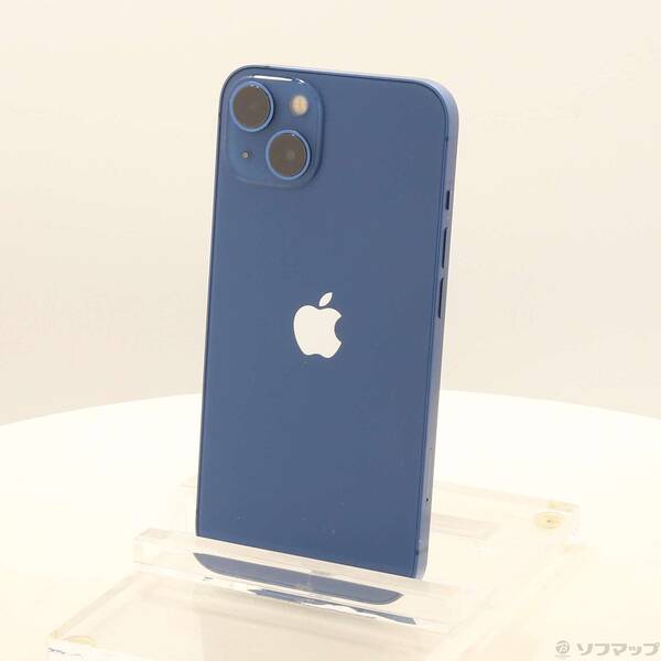 【中古】Apple(アップル) iPhone13 128GB ブルー MLNG3J／A SIMフリー 【377-ud】