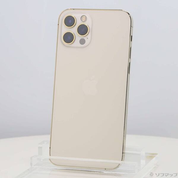 【中古】Apple(アップル) iPhone12 Pro 256GB ゴールド MGMC3J／A SIMフリー 【247-ud】
