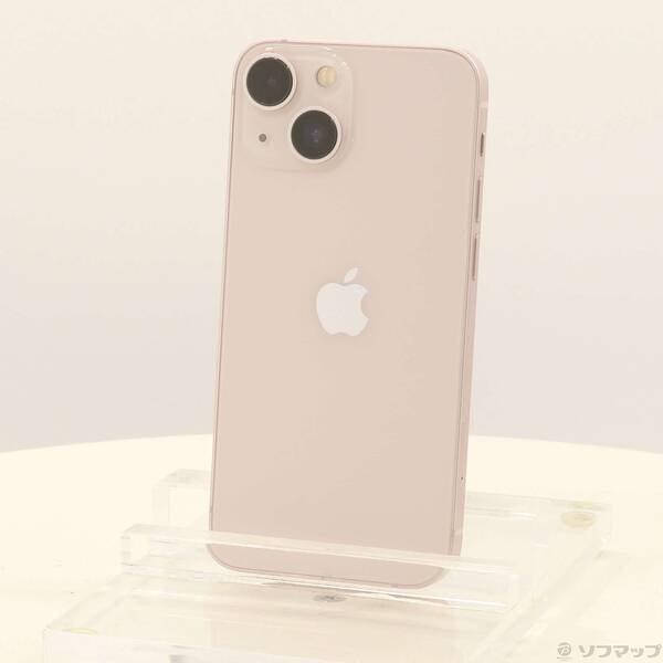 【中古】Apple(アップル) iPhone13 mini 128GB ピンク MLJF3J／A SIMフリー 【262-ud】