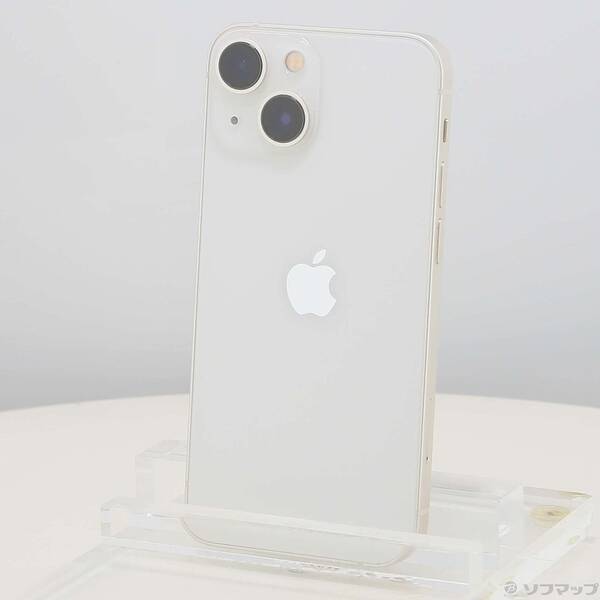 【中古】Apple(アップル) iPhone13 mini 128GB スターライト MLJE3J／A SIMフリー 【247-ud】