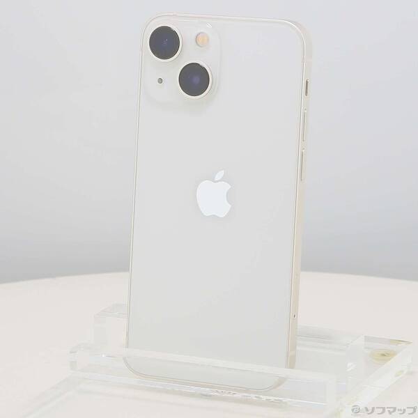 【中古】Apple(アップル) iPhone13 mini 128GB スターライト MLJE3J／A SIMフリー 【247-ud】