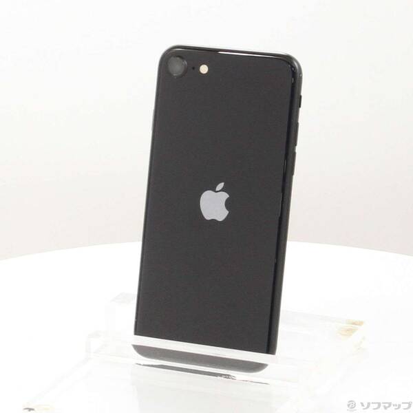【中古】Apple(アップル) iPhone SE 第3世代 64GB ミッドナイト MMYC3J／A SIMフリー 【198-ud】