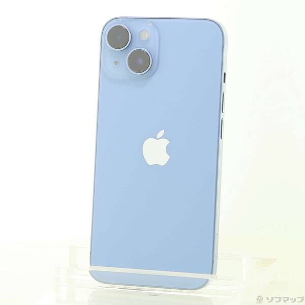 【中古】Apple(アップル) iPhone14 256GB ブルー MPWN3J／A SIMフリー 【258-ud】