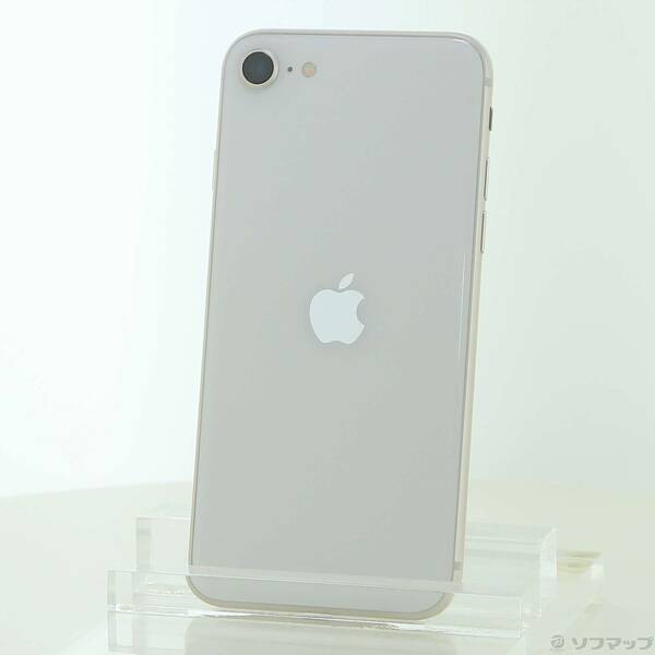 【中古】Apple(アップル) iPhone SE 第3世代 64GB スターライト MMYD3J／A SIMフリー 【377-ud】