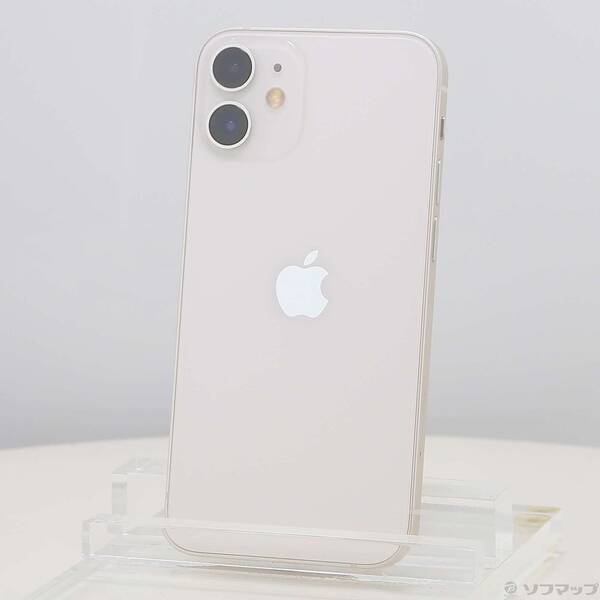 【中古】Apple(アップル) iPhone12 mini 64GB 白いこと MGA63J／A SIM無償性 【247-ud】 スマートフォン本体-スマートフォン・タブレット