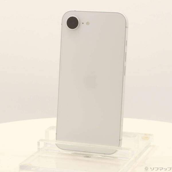 【中古】Apple(アップル) iPhone16e 128GB ホワイト MD1R4J／A SIMフリー 【344-ud】