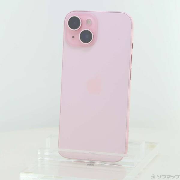 【中古】Apple(アップル) iPhone15 256GB ピンク MTMP3J/A SIMフリー 【348-ud】
