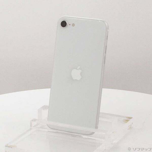 【中古】Apple(アップル) iPhone SE 第2世代 64GB ホワイト MX9T2J／A SIMフリー 【198-ud】
